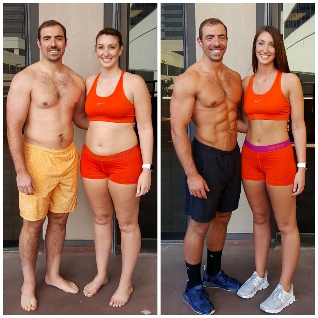 Caleb and Christine's couples personal training Dallas at AFS Premier Fitness