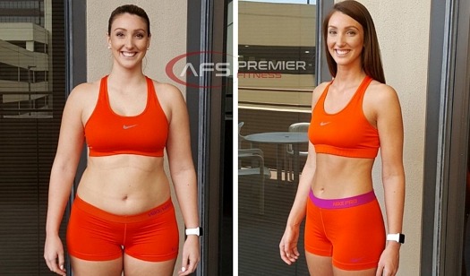 Christine's life changing weight loss and personal training journey at AFS Premier Fitness